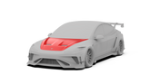 Robot Craftsman Tesla Model 3 2024+ “HACKER”  Widebody Hood / Bonnet